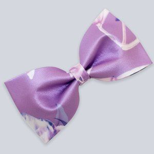 Ellie Wilde EW11803B Lavender Floral Bow Tie